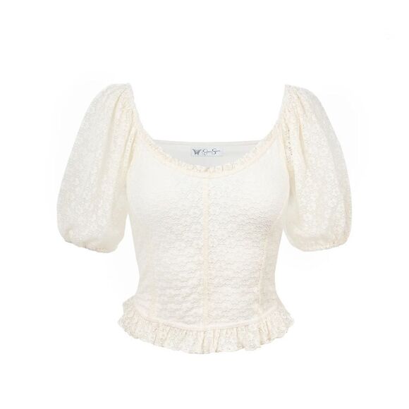 Women's Verona Lace Top Blouse Size XL - Picture 6 of 10